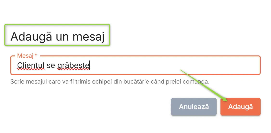 Adaugă mesaj Adaugă mesaj