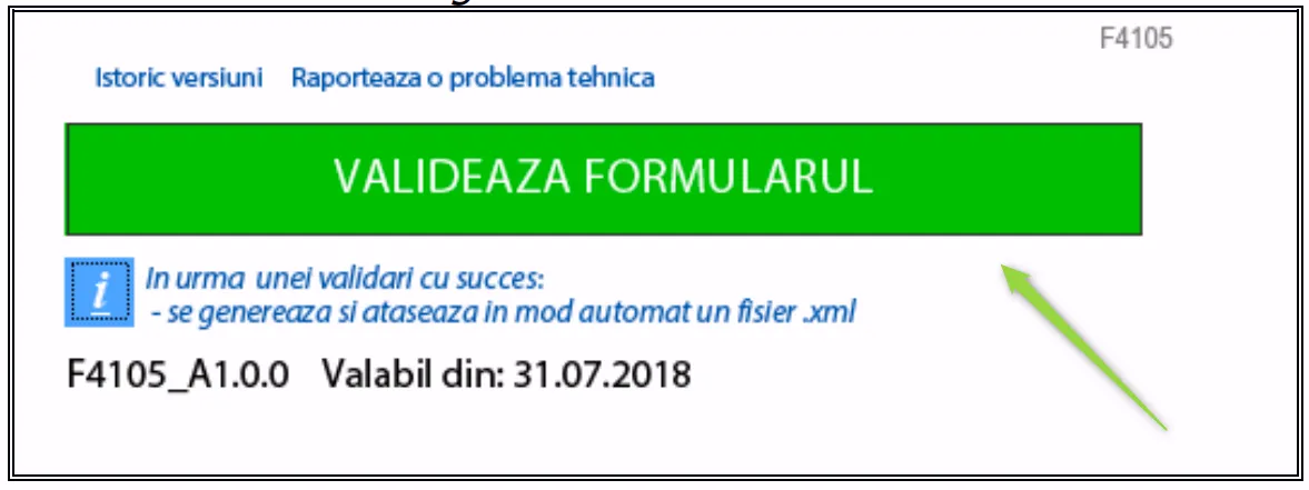 Validează formularul