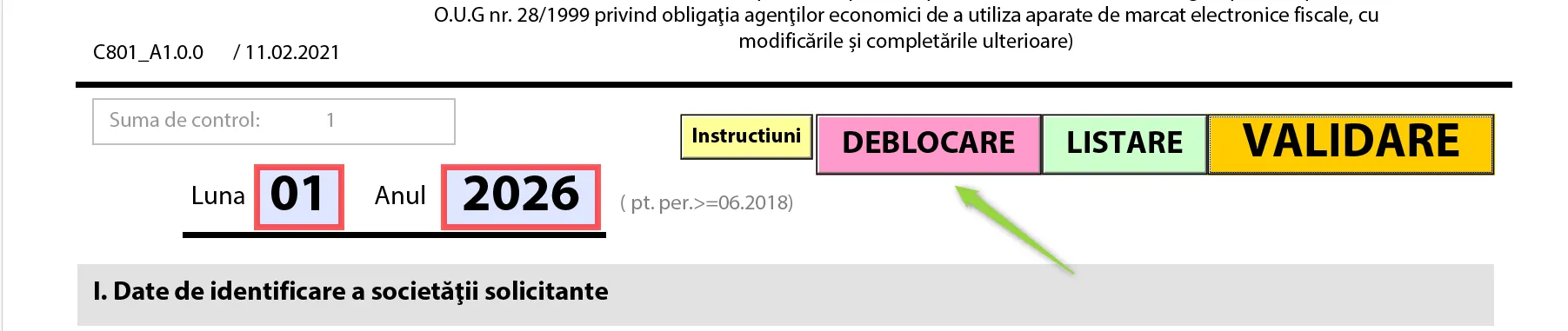 Deblocare