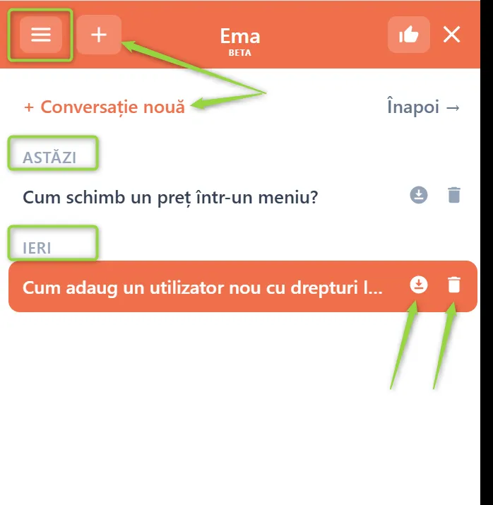 Ema ține minte conversația