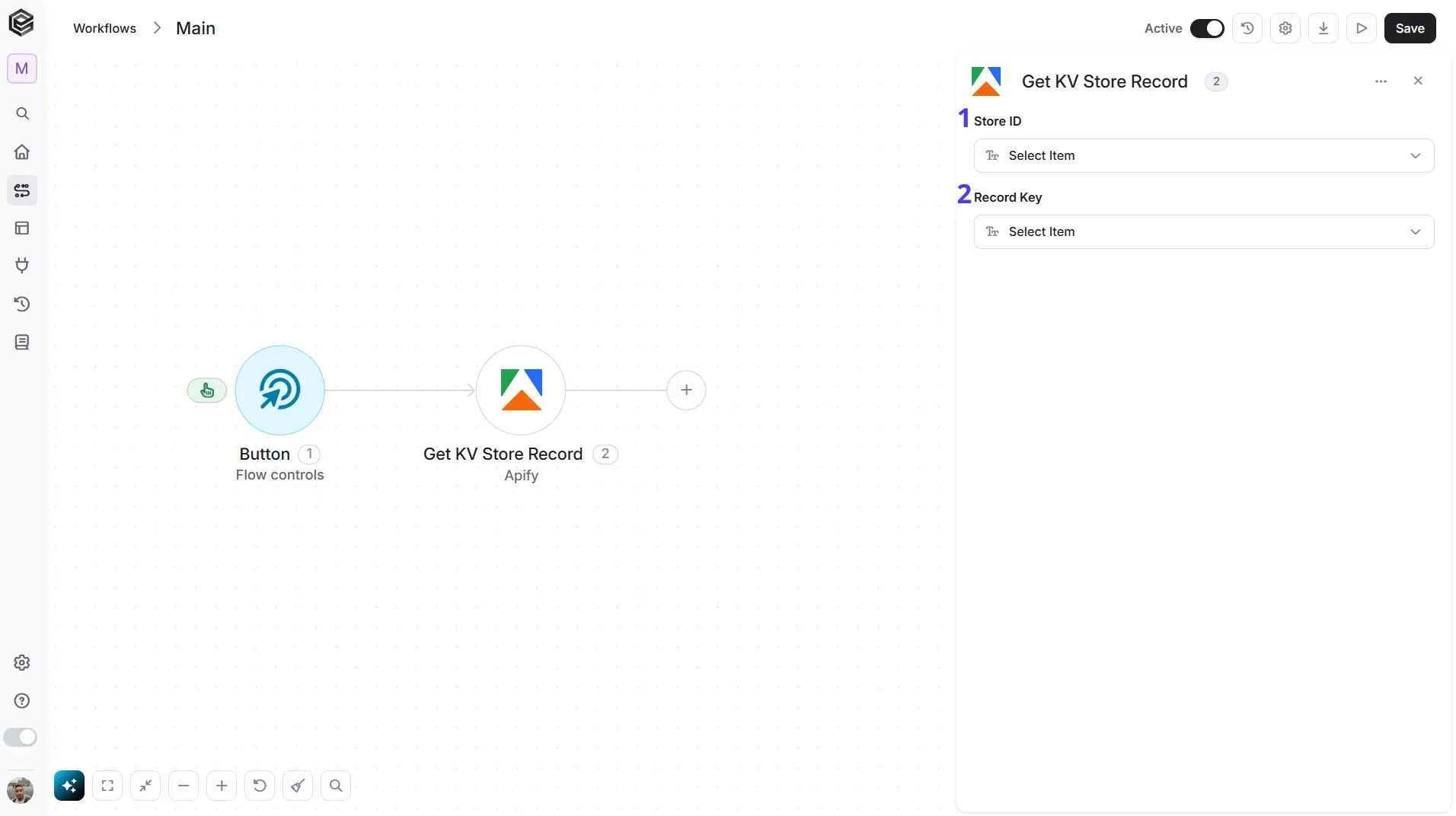 Apify — Get KV Store Record action Apify — Get KV Store Record action