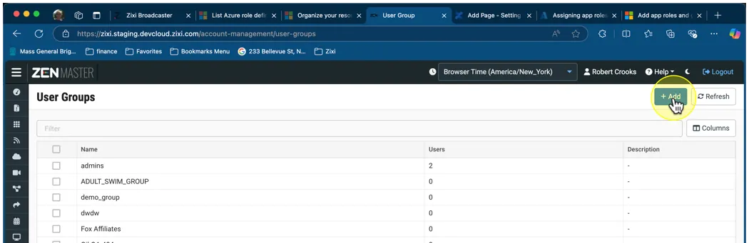 Add user group
