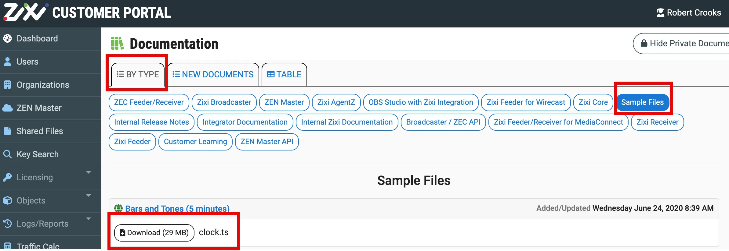 Portal Sample Files