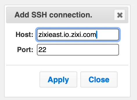 Add SSH Connection