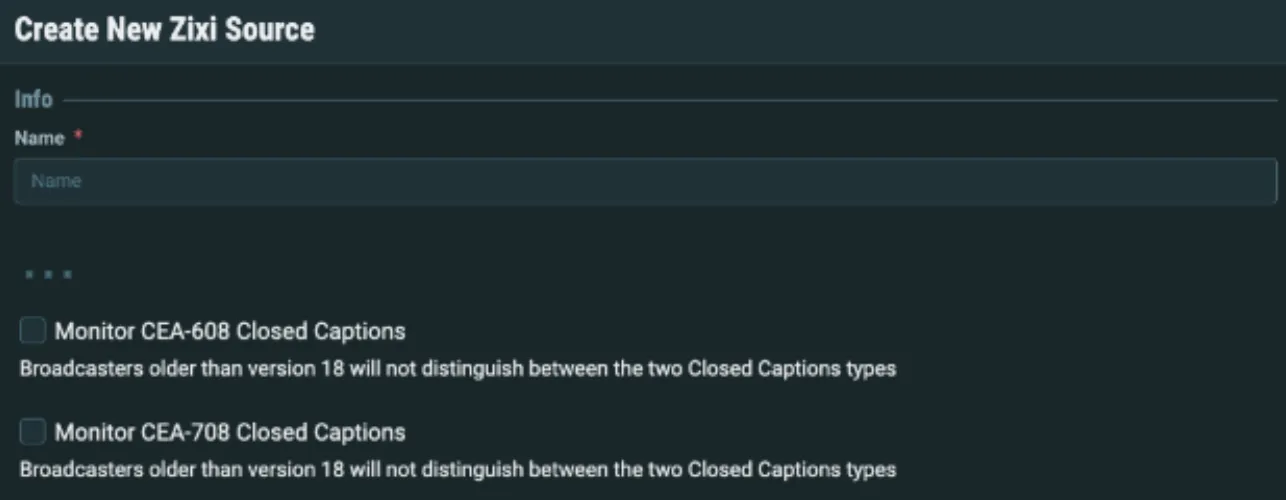 Monitor 608 and 708 Captions Separately Monitor 608 and 708 Captions Separately
