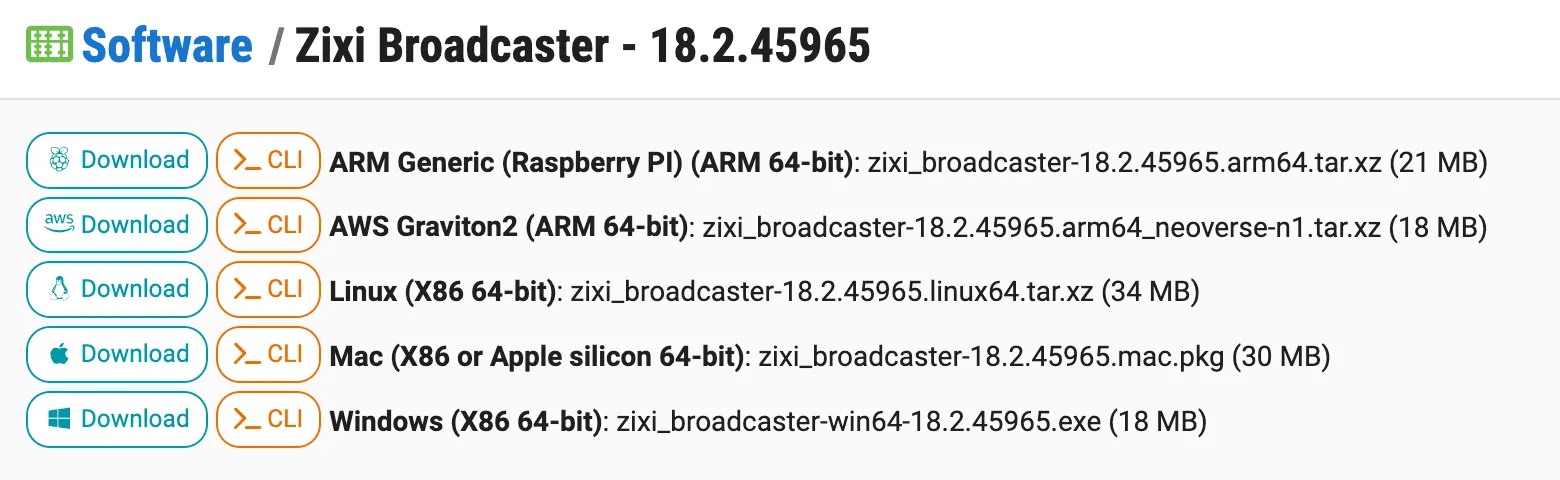 Broadcaster v18 downloads Broadcaster v18 downloads
