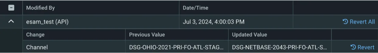 ESAM Change Tracking Sample