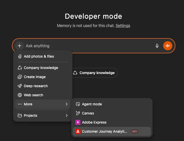 Choose the new Adobe MCP