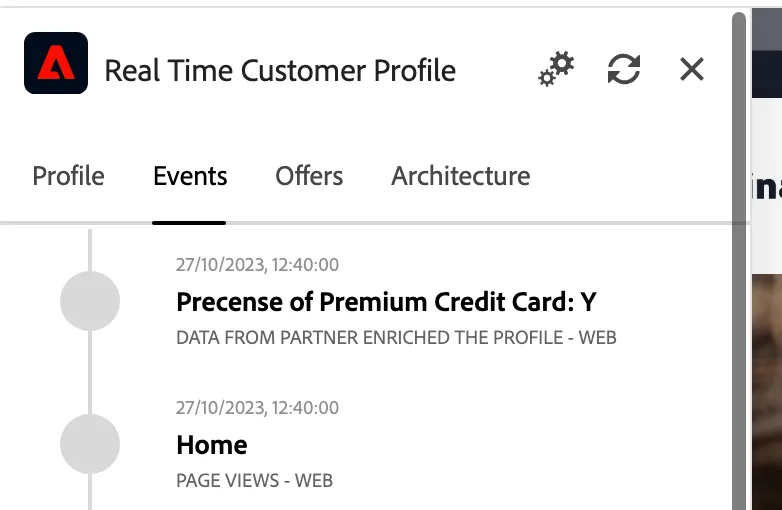 In the partner API call, you should see either of the following (these are running at a 50/50 split): Mortgage attribute data (interest rate + refinance) or Premium credit card data (presence of premium credit card)