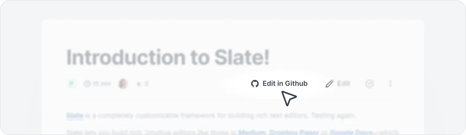 Edit in GitHub button Edit in GitHub button