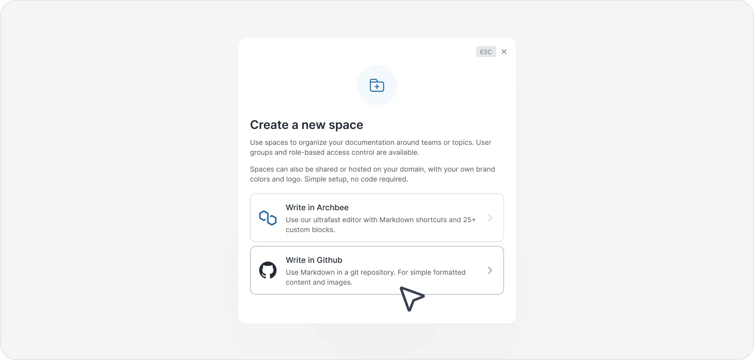 Write in GitHub Write in GitHub