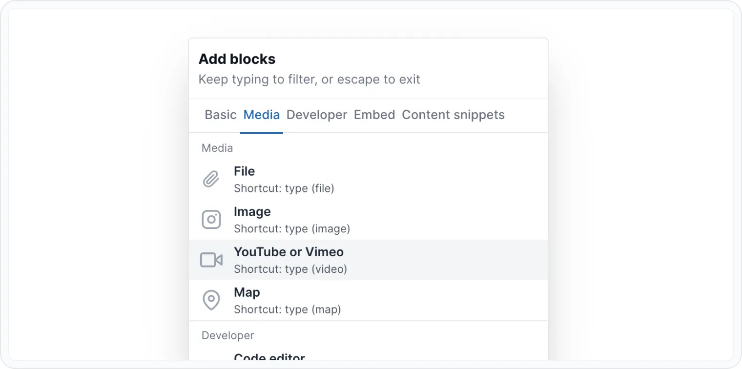 Adding images/videos