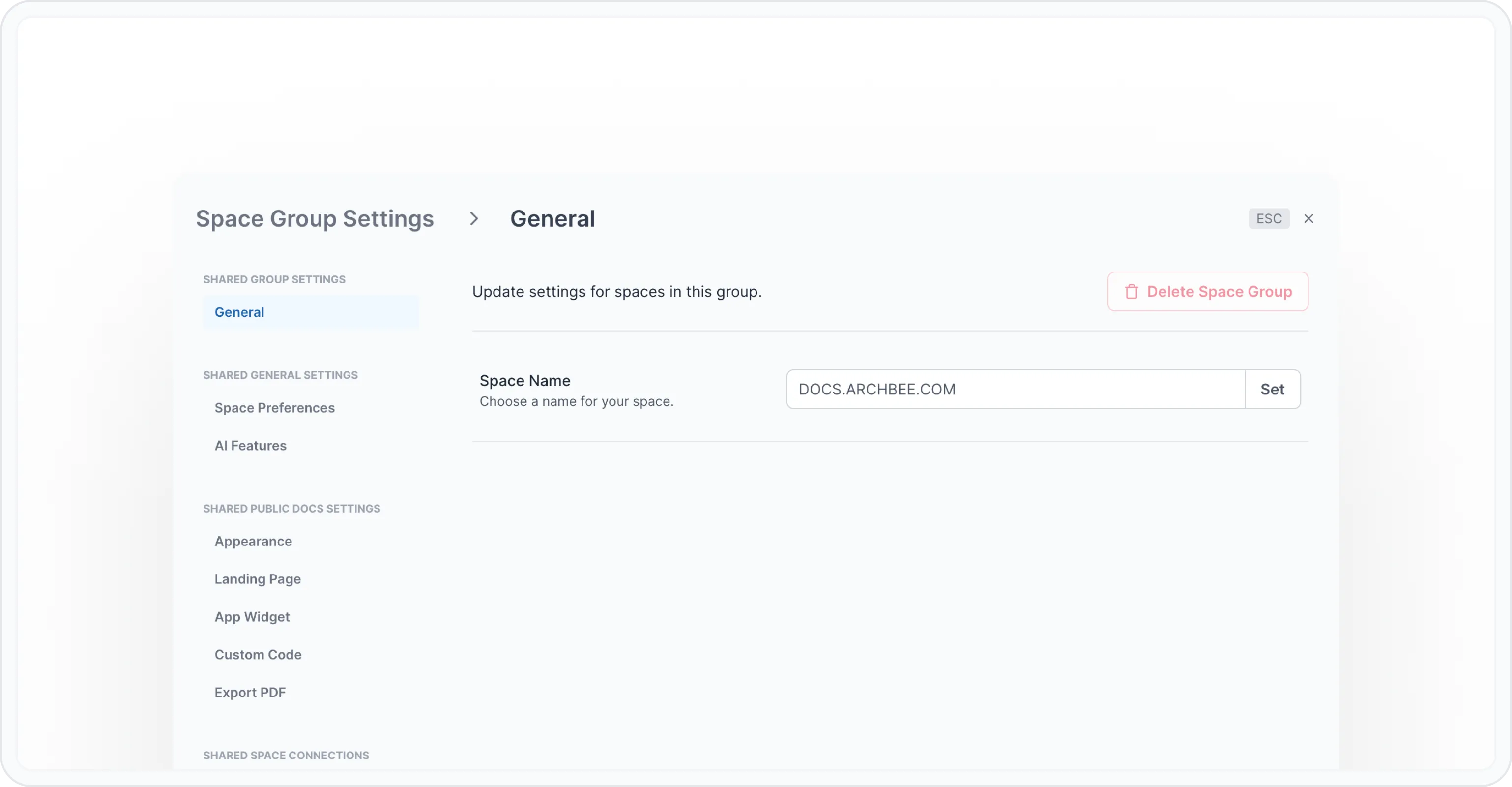 Space group name Space group name