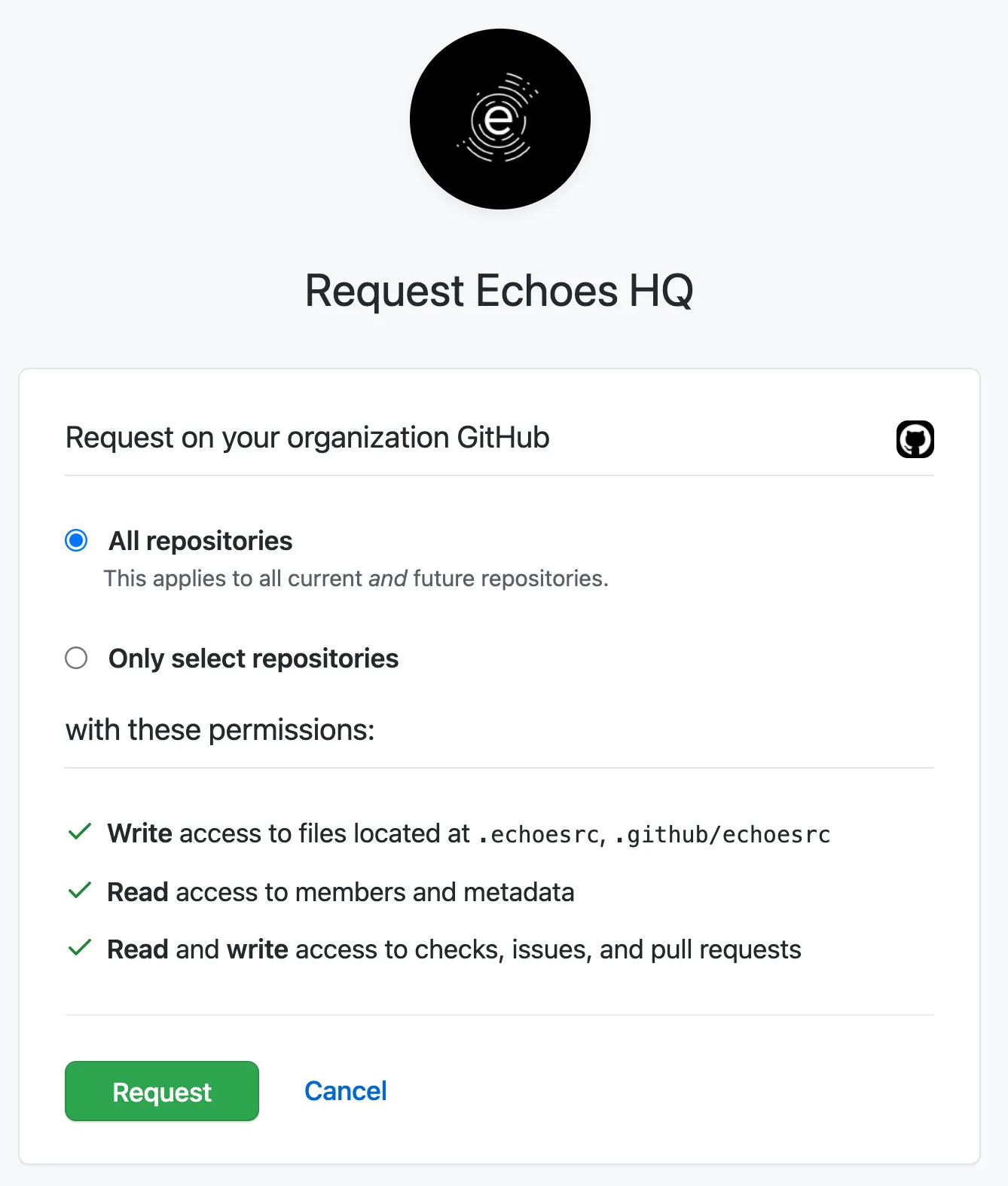 GitHub App installation flow GitHub App installation flow
