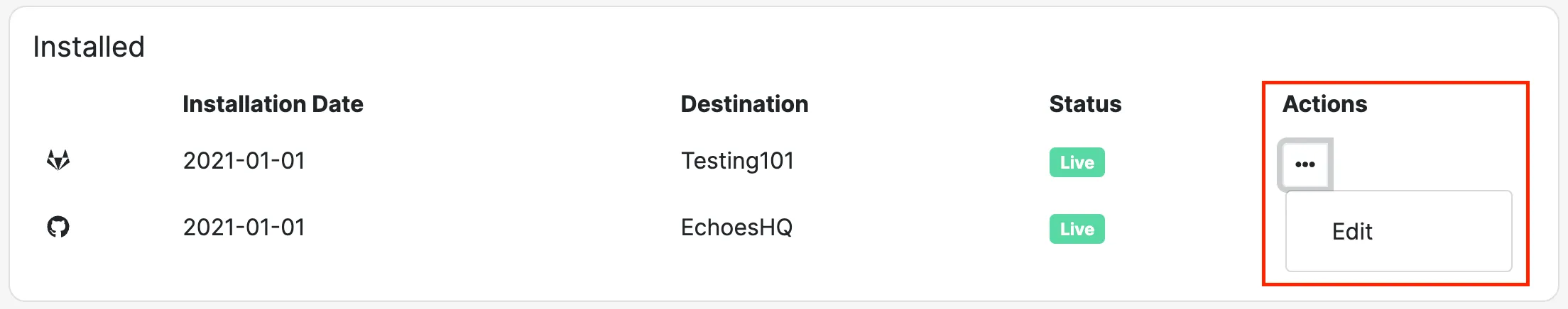 GitLab installation - Edit