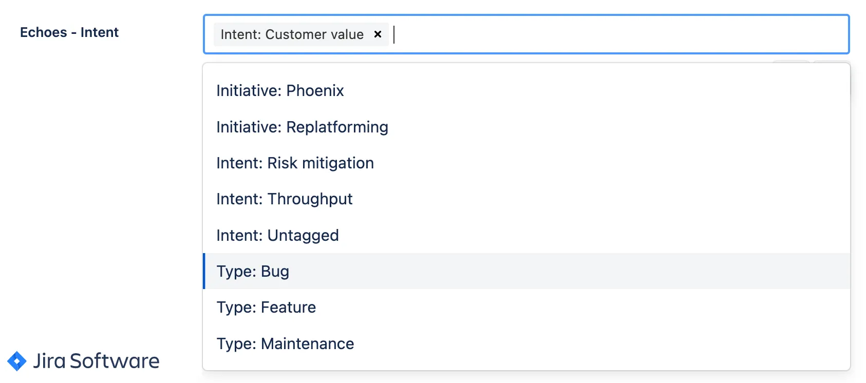 Tagging a JIRA ticket using Echoes custom field Tagging a JIRA ticket using Echoes custom field