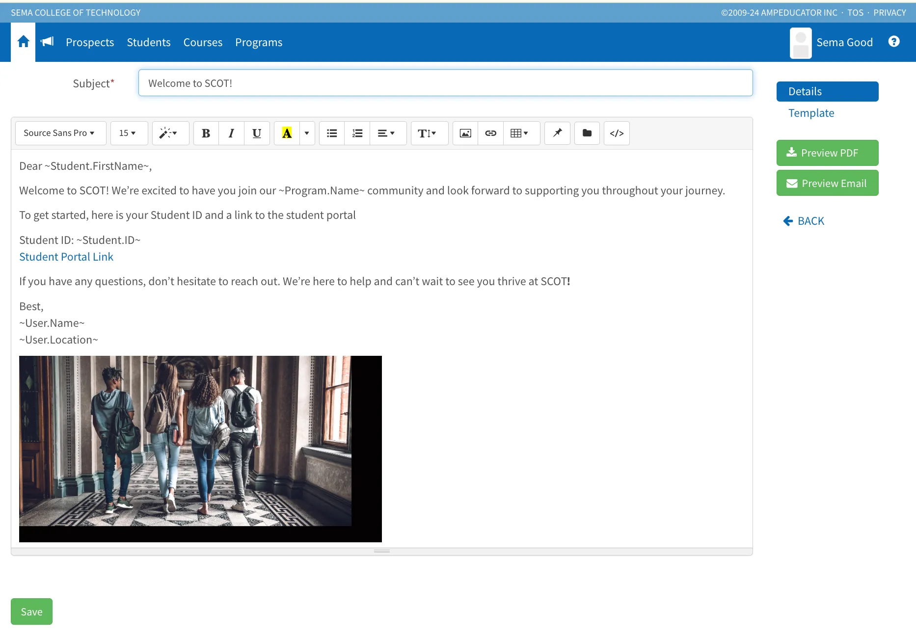 Document image