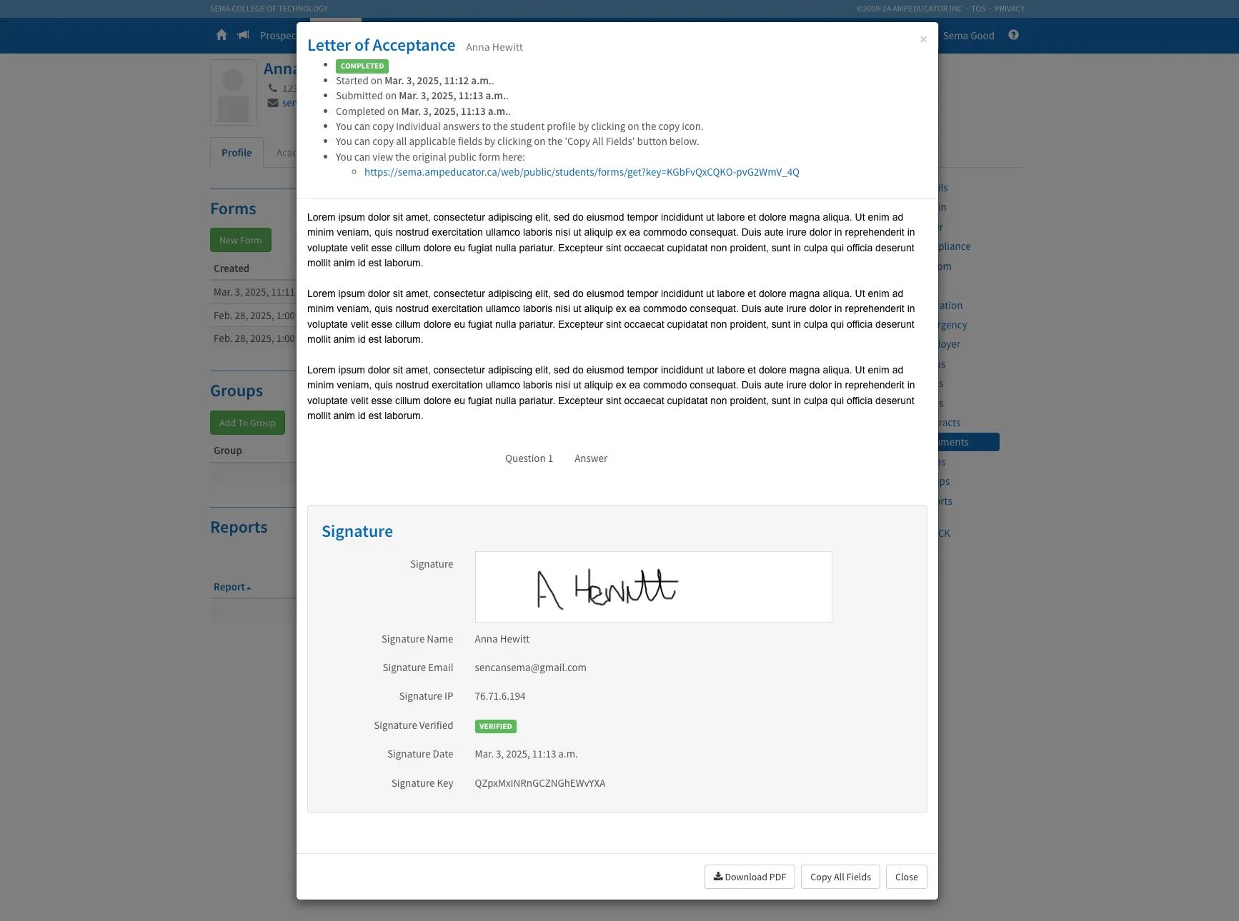 Document image