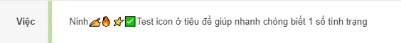 Các emoji thể hiện các yếu tố quan trọng Các emoji thể hiện các yếu tố quan trọng
