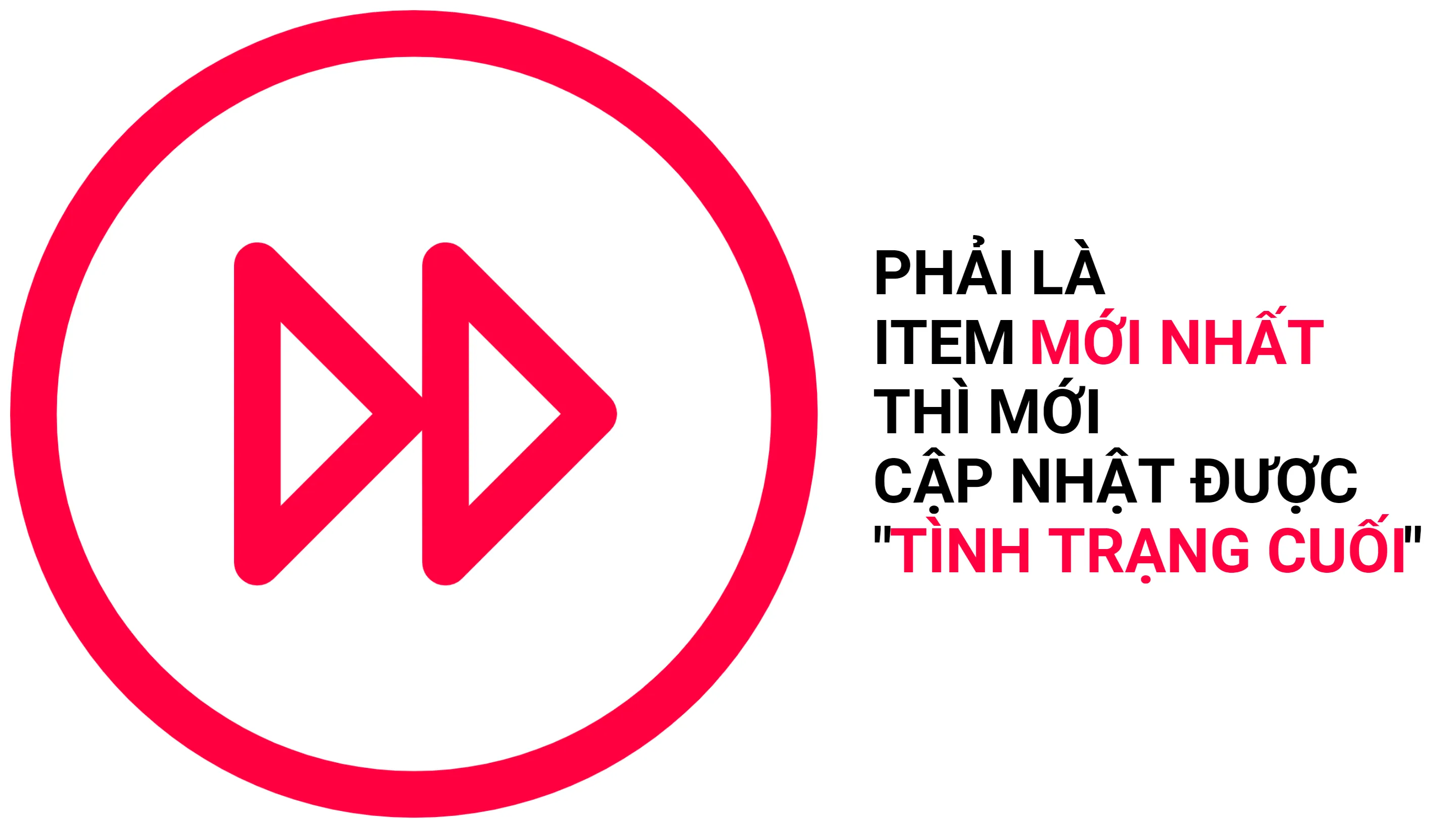 item cuối cùng trong 1 việc