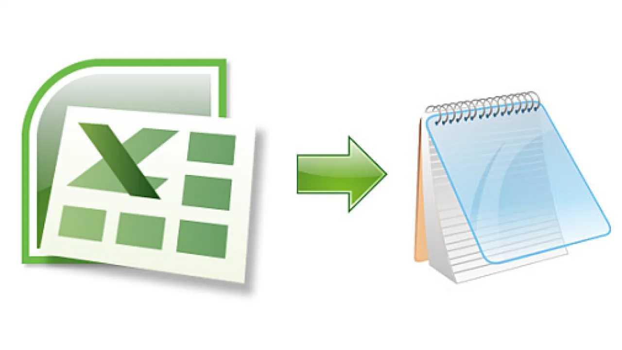Chuyển excel thành dạng text Chuyển excel thành dạng text