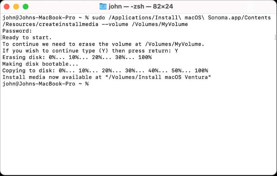 Terminal on a Mac Terminal on a Mac