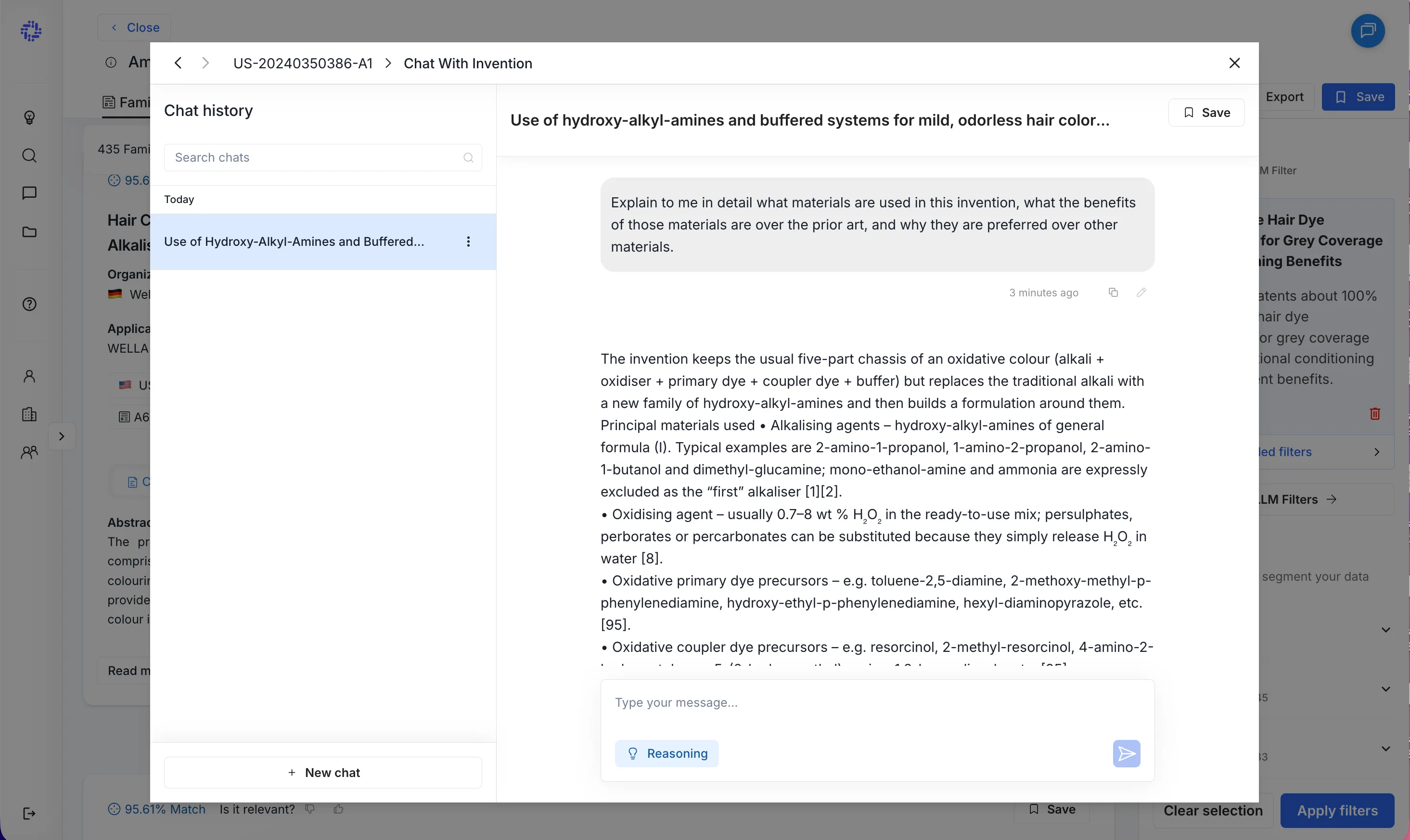 Chat with Invention example