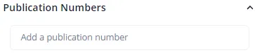 Publication Numbers filter Publication Numbers filter