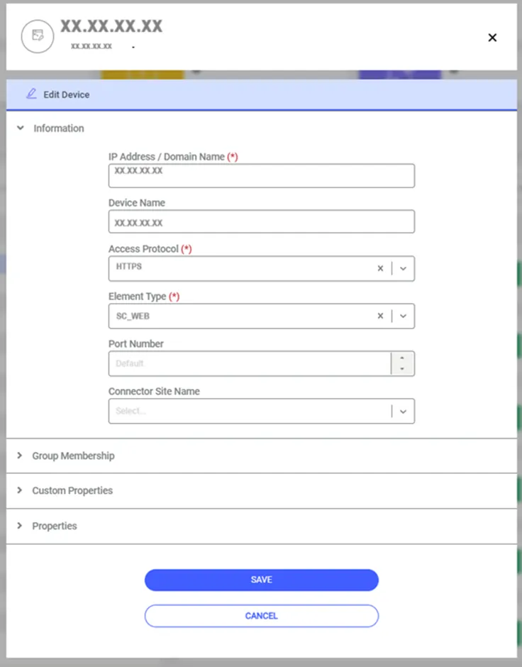 Adding web page as a device.