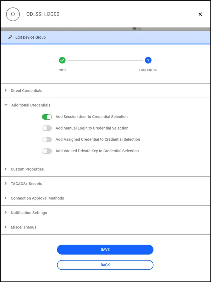 Global Username/Password and Session User Properties set at the same time. Global Username/Password and Session User Properties set at the same time.