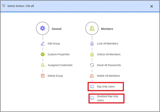 Enable/Disable Only External User Flag for all members of the User Group Enable/Disable Only External User Flag for all members of the User Group