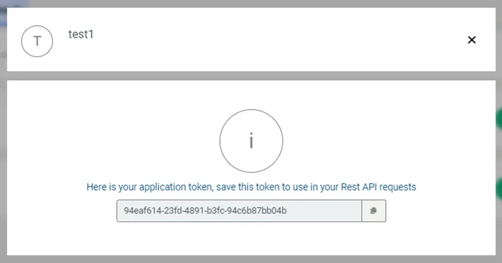 Application Token AAPM Account creation info box