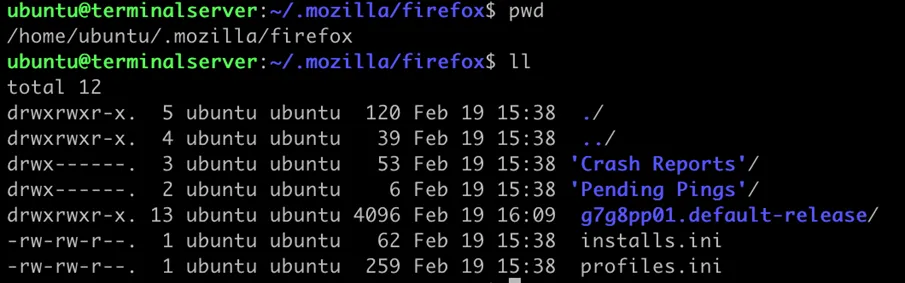 Firefox Profile Location