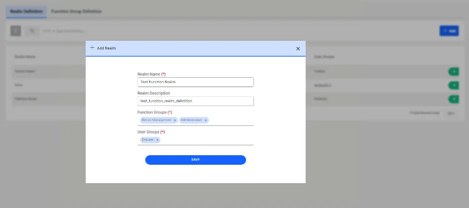 Modifying the menu view for users