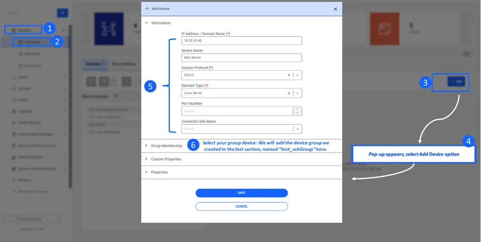 Agregar un dispositivo manualmente
