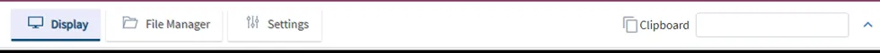 Remote Desktop Menu Button