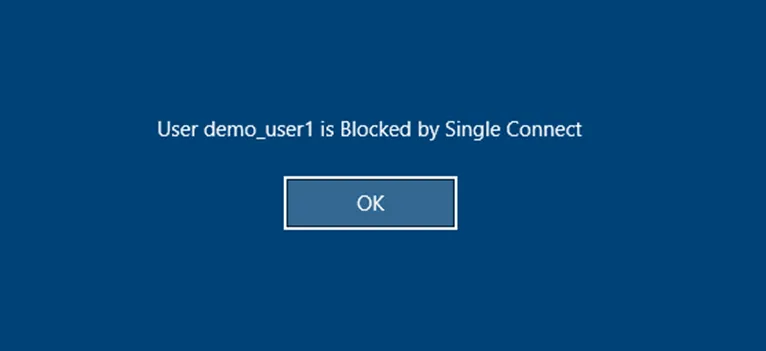 User Warning on Desktop