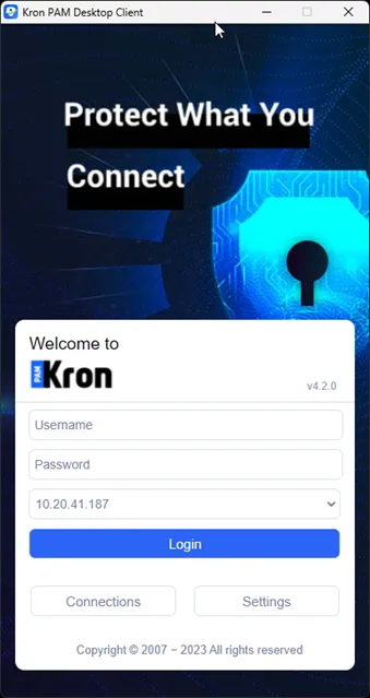 Desktop Client Interface