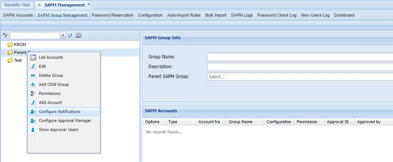 Configure Notifications for Group