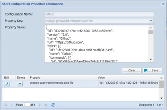 SAPM Configuration for Web Application SAPM Configuration for Web Application