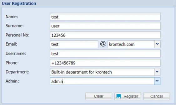 New user request New user request