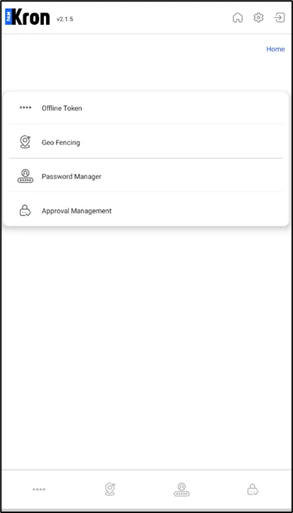 Kron PAM Mobile App