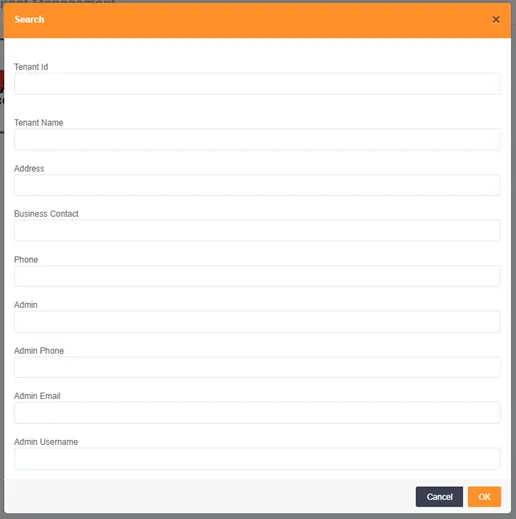 “Search” dialog box