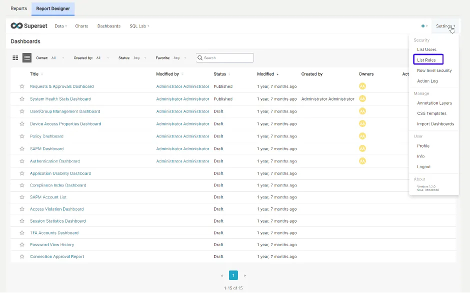 Different roles can be customized from the Settings/List Roles section Different roles can be customized from the Settings/List Roles section