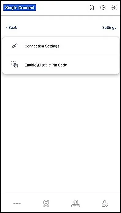 Disable your pin code.