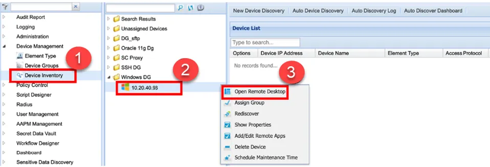 Open Remote Desktop
