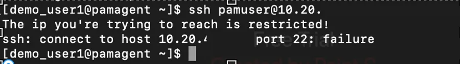 Restricted Host IP and Port Restricted Host IP and Port