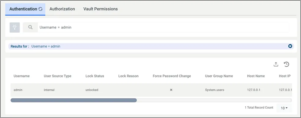 Policy Authentication