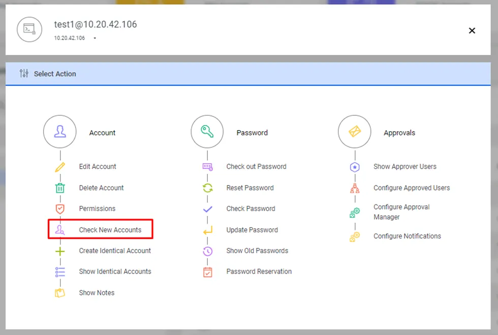 Checking for New Accounts