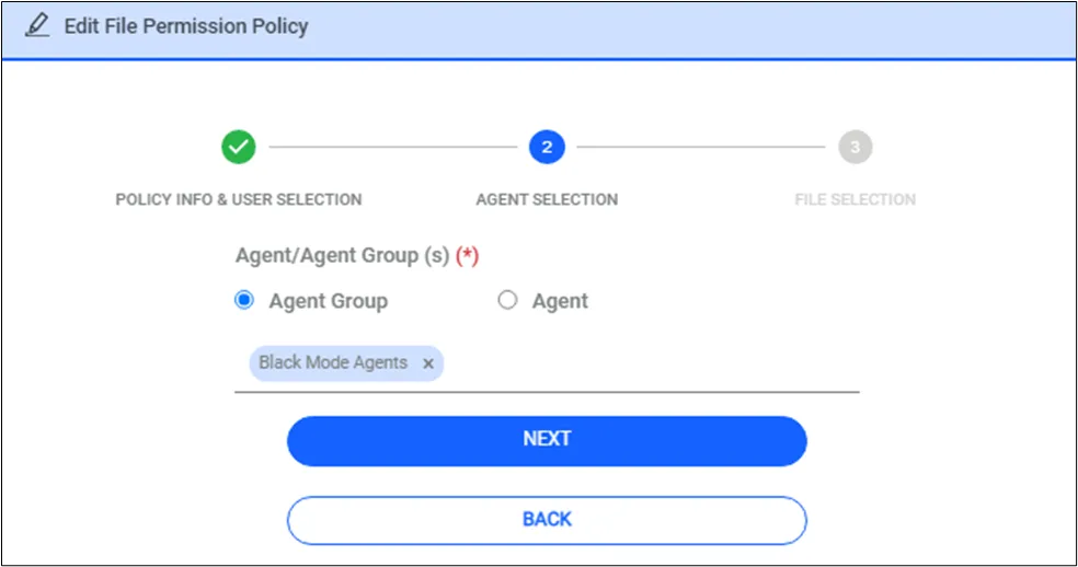 Adding a File Permission rule